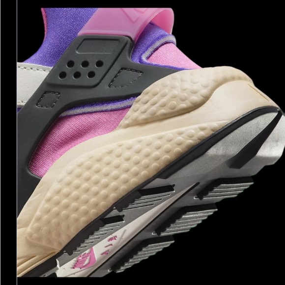 Nike Purple and Pink Retro Sneakers